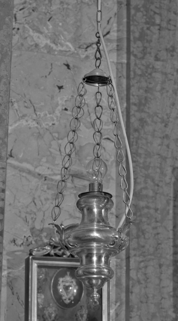 lampada pensile - manifattura emiliana (ultimo quarto sec. XVIII)