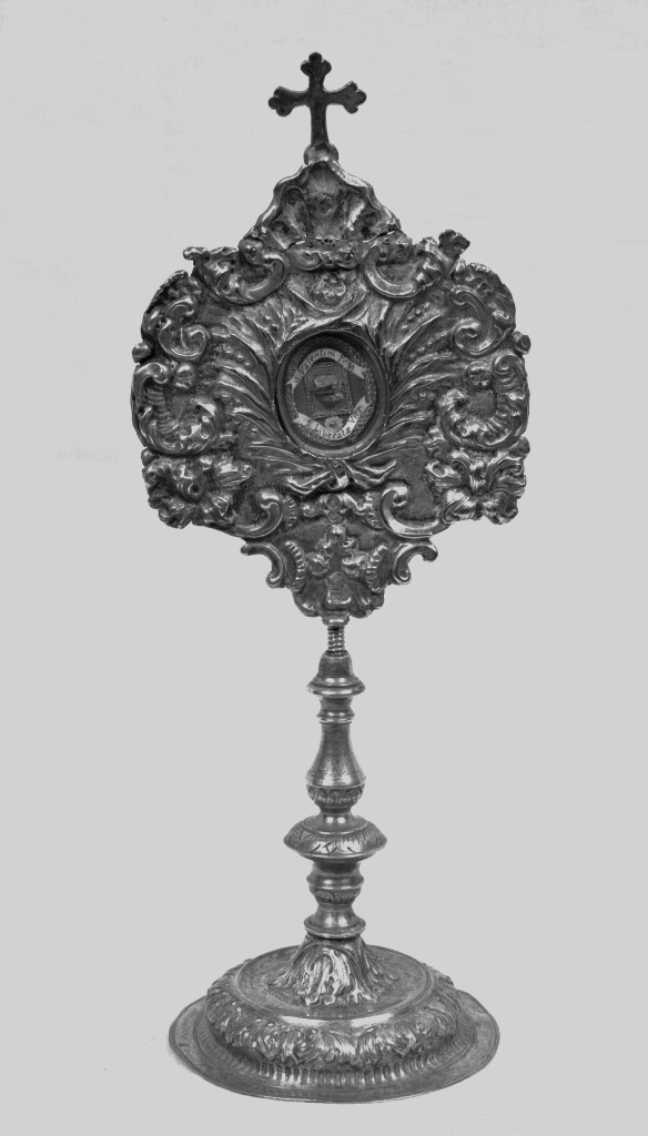 reliquiario - a ostensorio - manifattura emiliana (metà sec. XVIII)