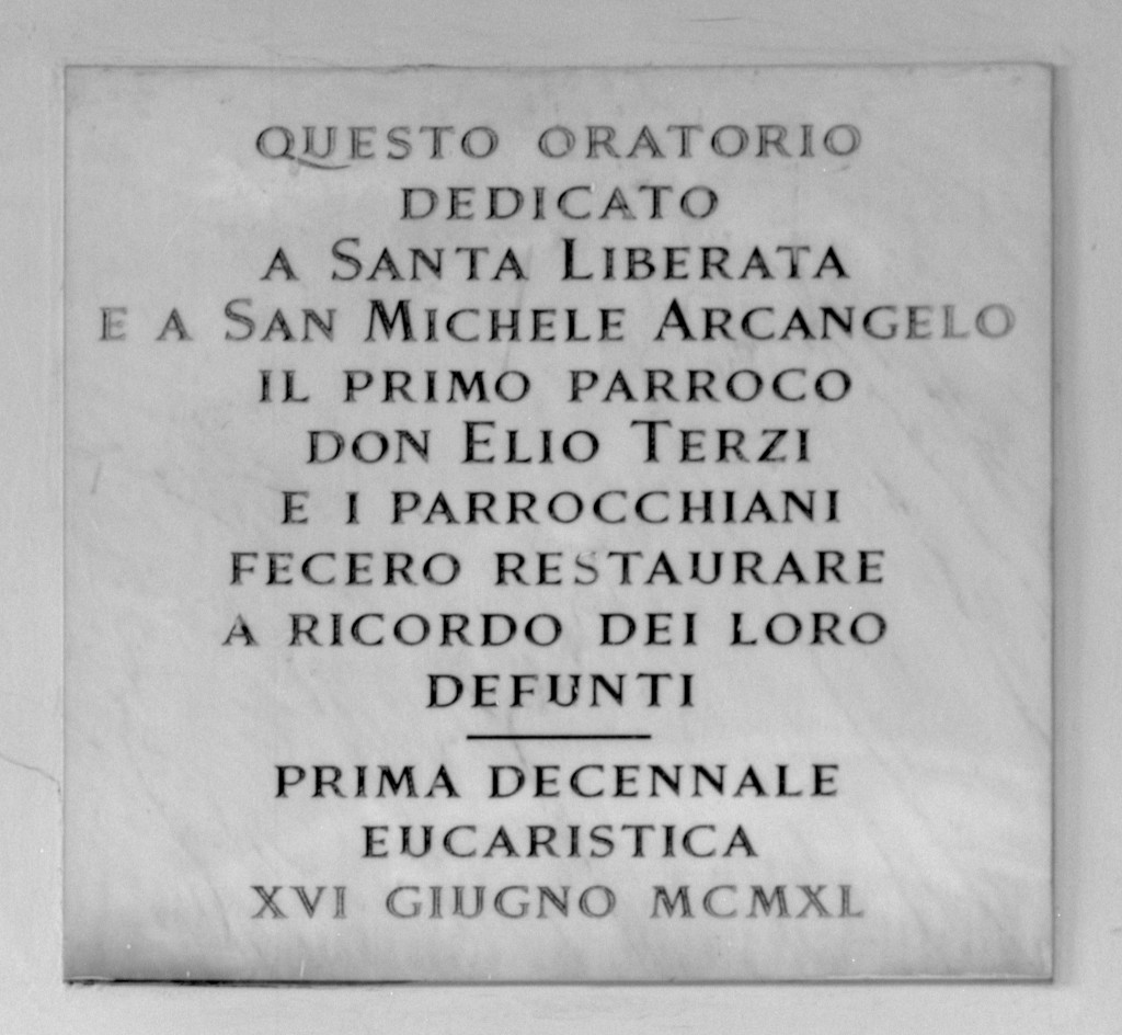 lapide commemorativa - manifattura bolognese (sec. XX)