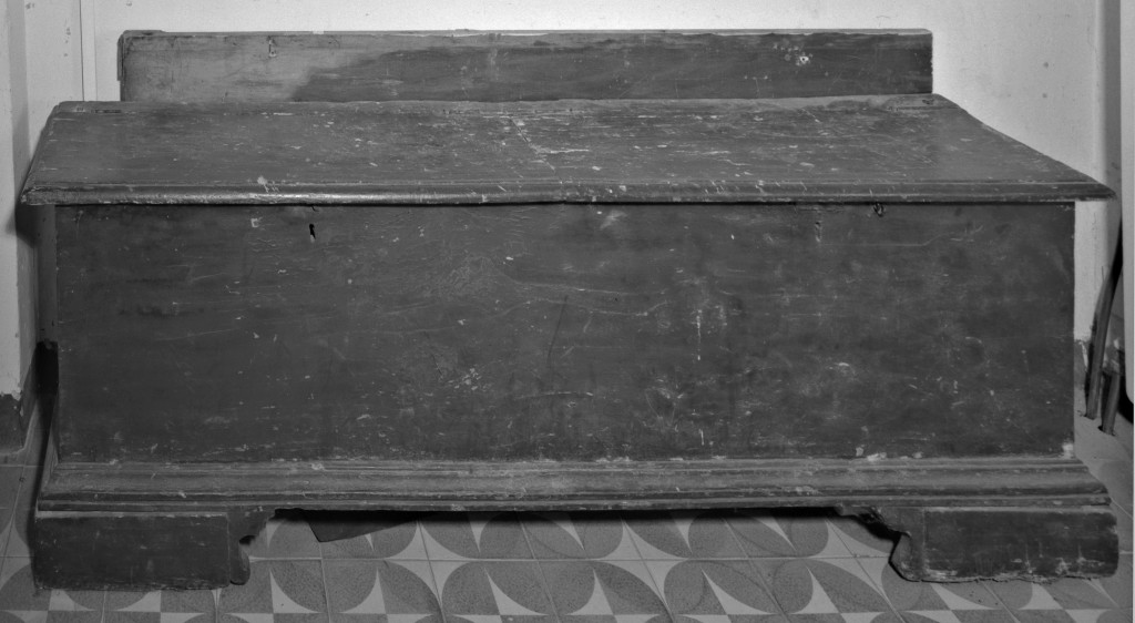 cassapanca - manifattura emiliana (sec. XIX)