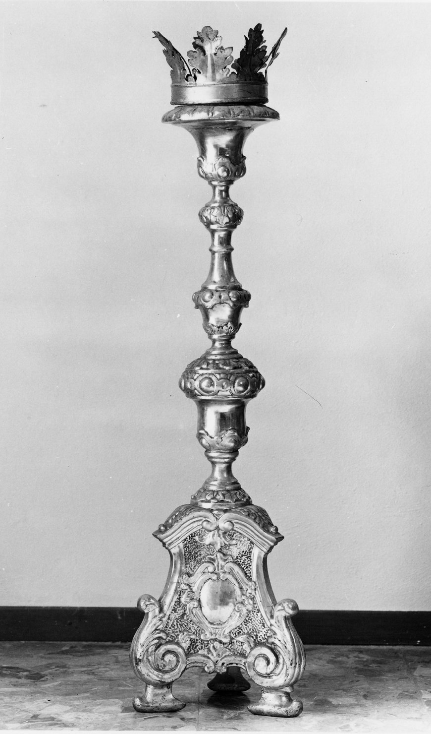 candeliere - produzione emiliana (metà sec. XVII)
