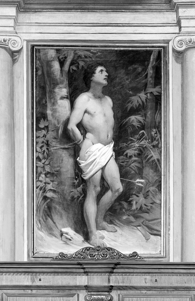 San Sebastiano (dipinto) di Guardassoni Alessandro (sec. XIX)