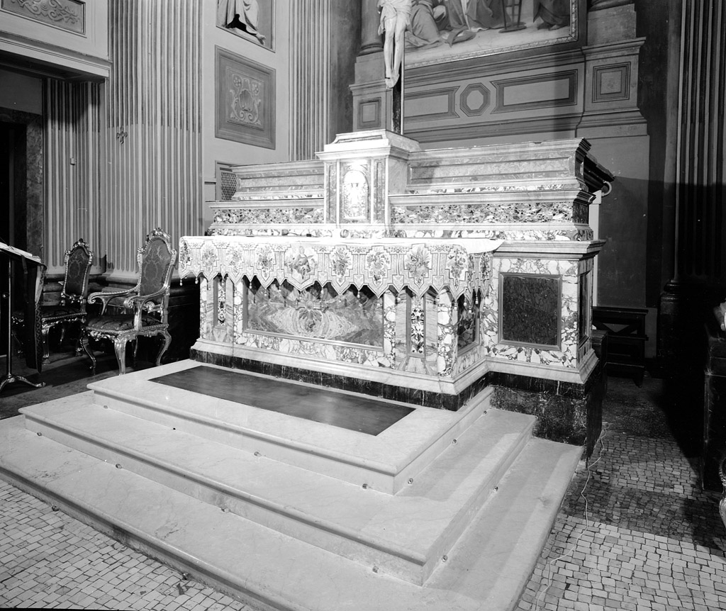 altare maggiore - ambito bolognese (sec. XIX)