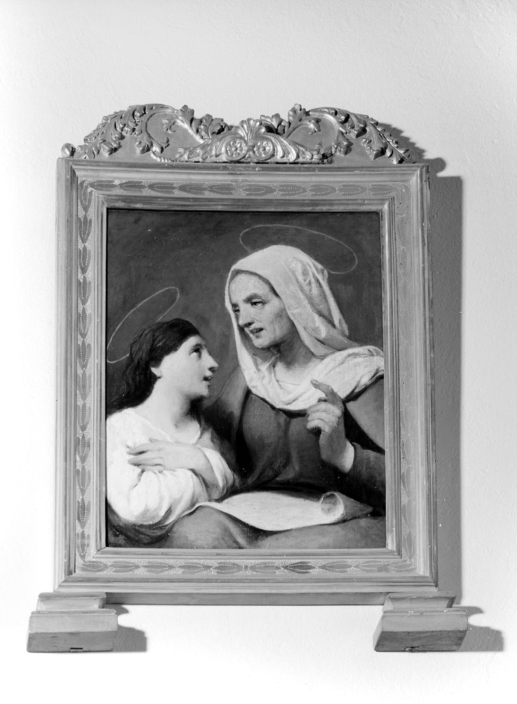 educazione di Maria Vergine (quadro d'altare) - ambito bolognese (seconda metà sec. XIX)