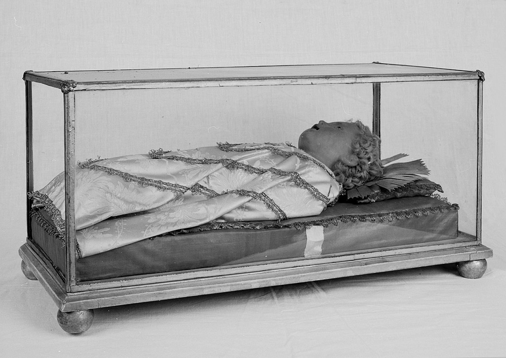 Gesù Bambino (statuetta devozionale) - ambito bolognese (prima metà sec. XIX)