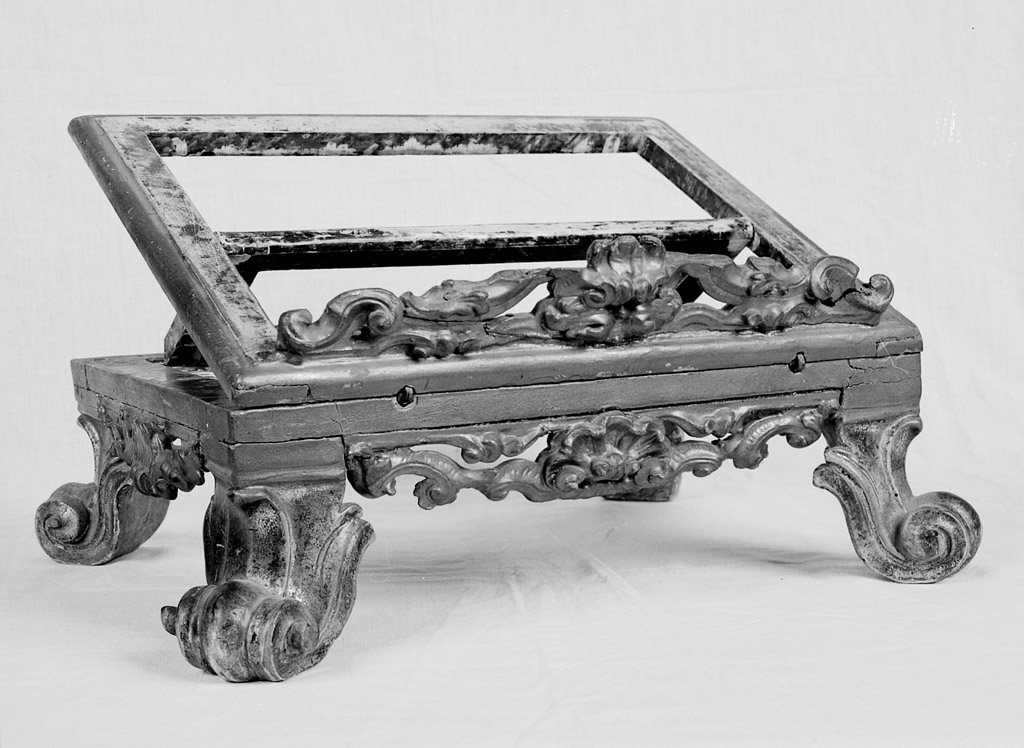 leggio - ambito bolognese (prima metà sec. XIX)