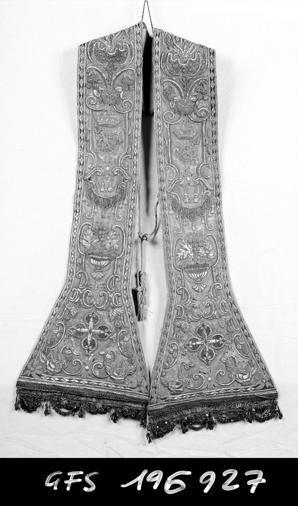 stola - pastorale - ambito bolognese (metà sec. XIX)