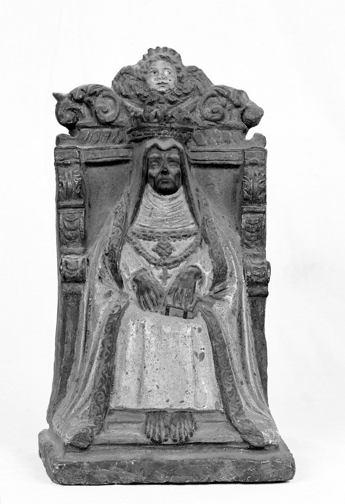 Santa Caterina de' Vigri (statuetta devozionale) - ambito emiliano (prima metà sec. XIX)