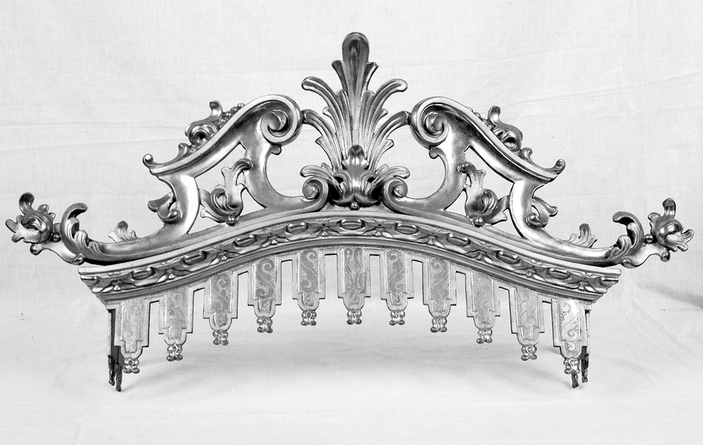 cornice per conopeo di tabernacolo - ambito emiliano (sec. XIX)