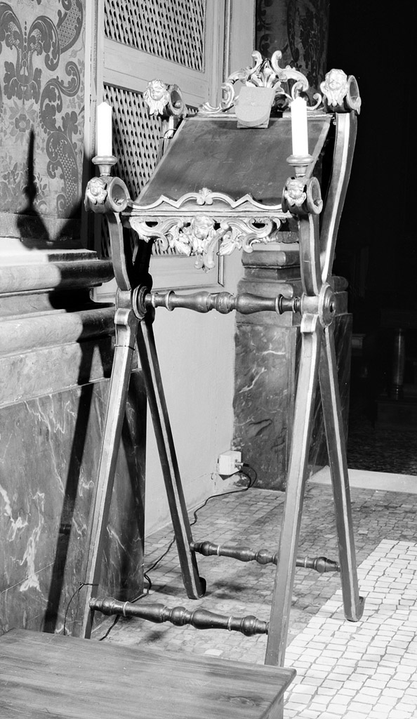 leggio - ambito emiliano (sec. XVIII)