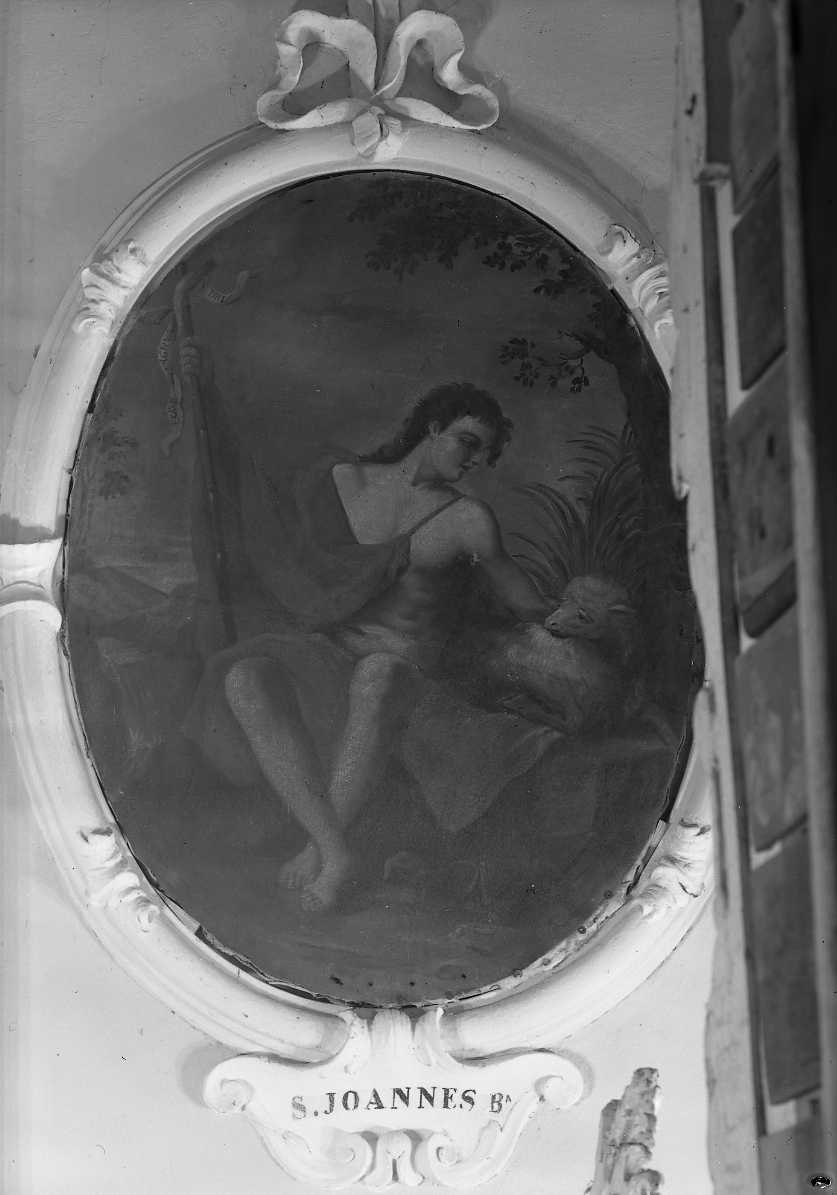 San Giovanni Battista (dipinto, pendant) - ambito imolese (sec. XVIII)