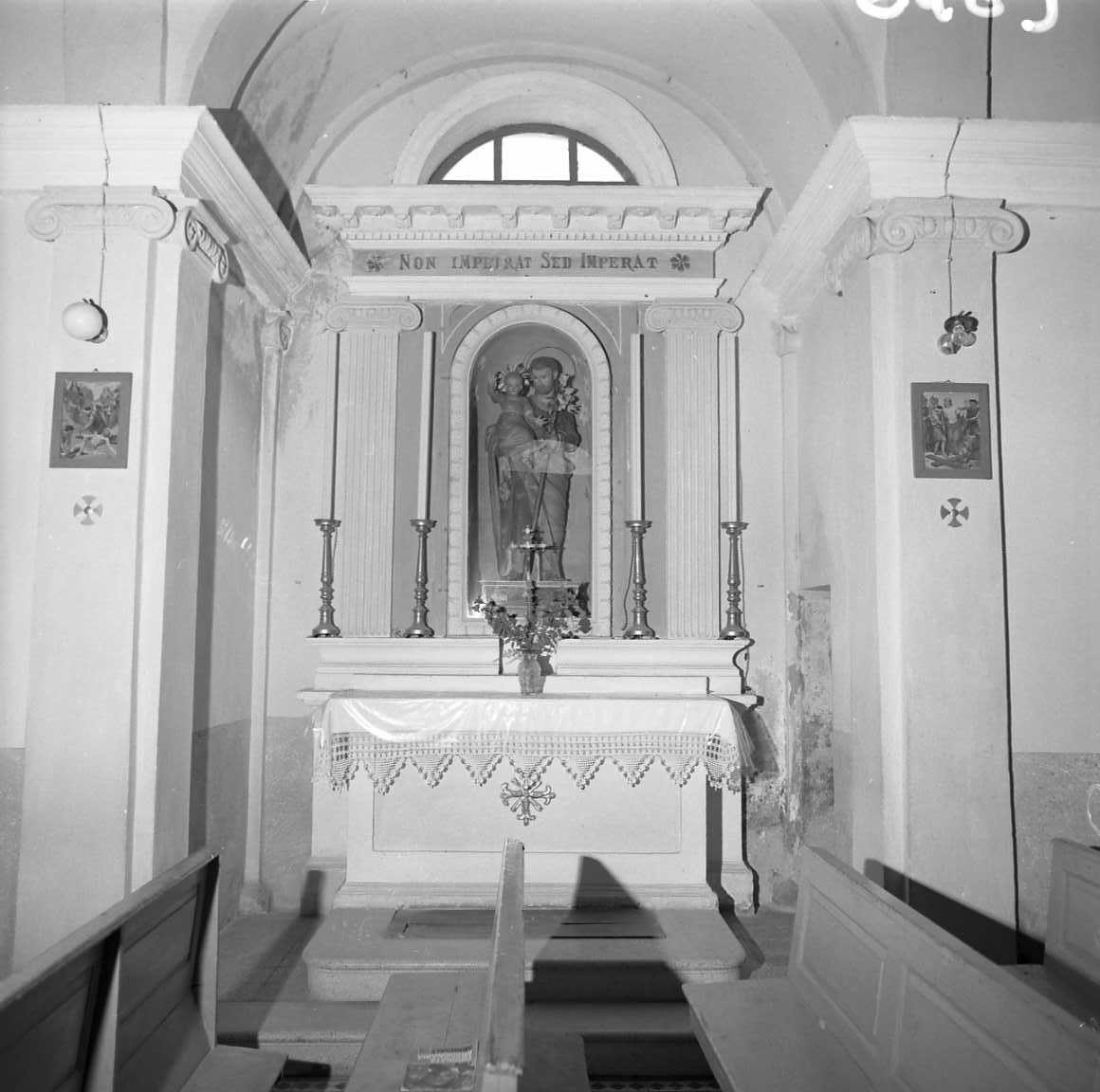 San Giuseppe e Gesù Bambino (statua) di Galloni Vincenzo (prima metà sec. XVIII)