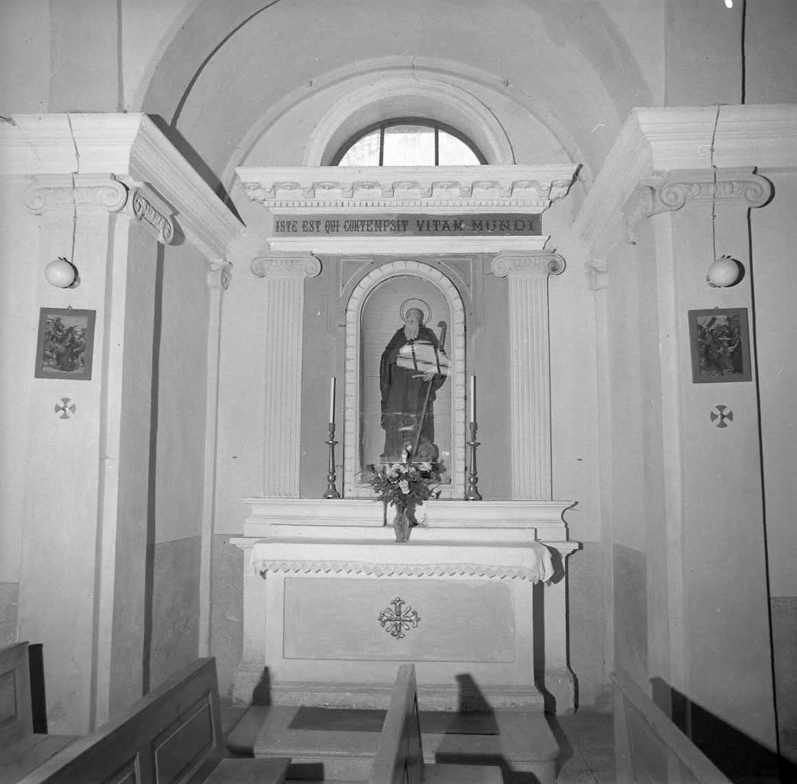 Sant'Antonio Abate (statua) - bottega emiliano-romagnola (prima metà sec. XIX)