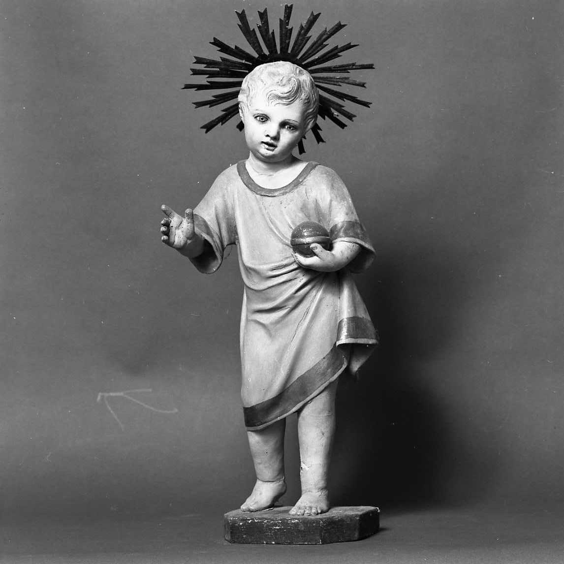 Gesù Bambino (statua) - bottega emiliano-romagnola (seconda metà sec. XIX)