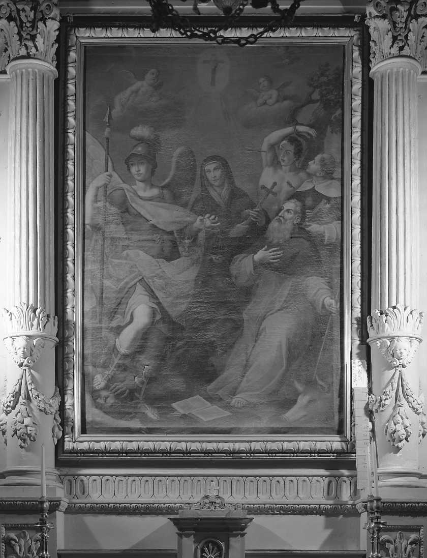 San Michele Arcangelo e santi (dipinto) - ambito emiliano (sec. XVII)