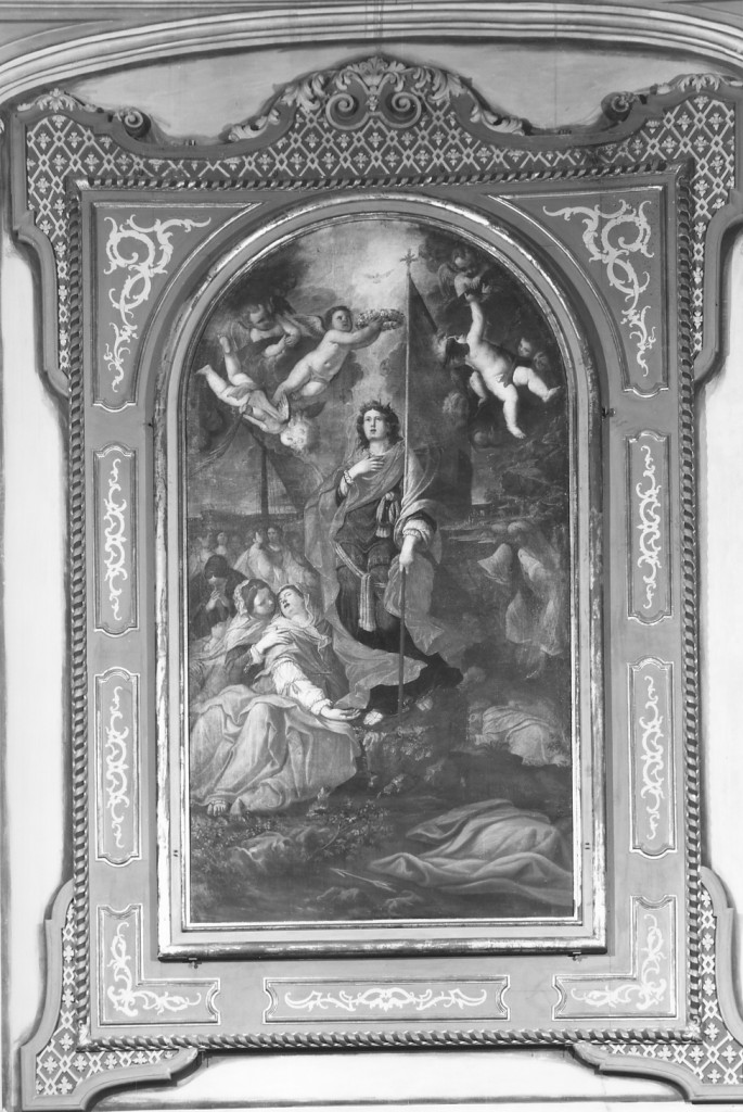 martirio di Sant'Orsola (dipinto) di Avanzi Giuseppe (maniera) (seconda metà sec. XVII)