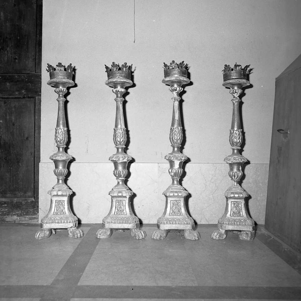 candeliere, serie - manifattura emiliana (inizio sec. XIX)