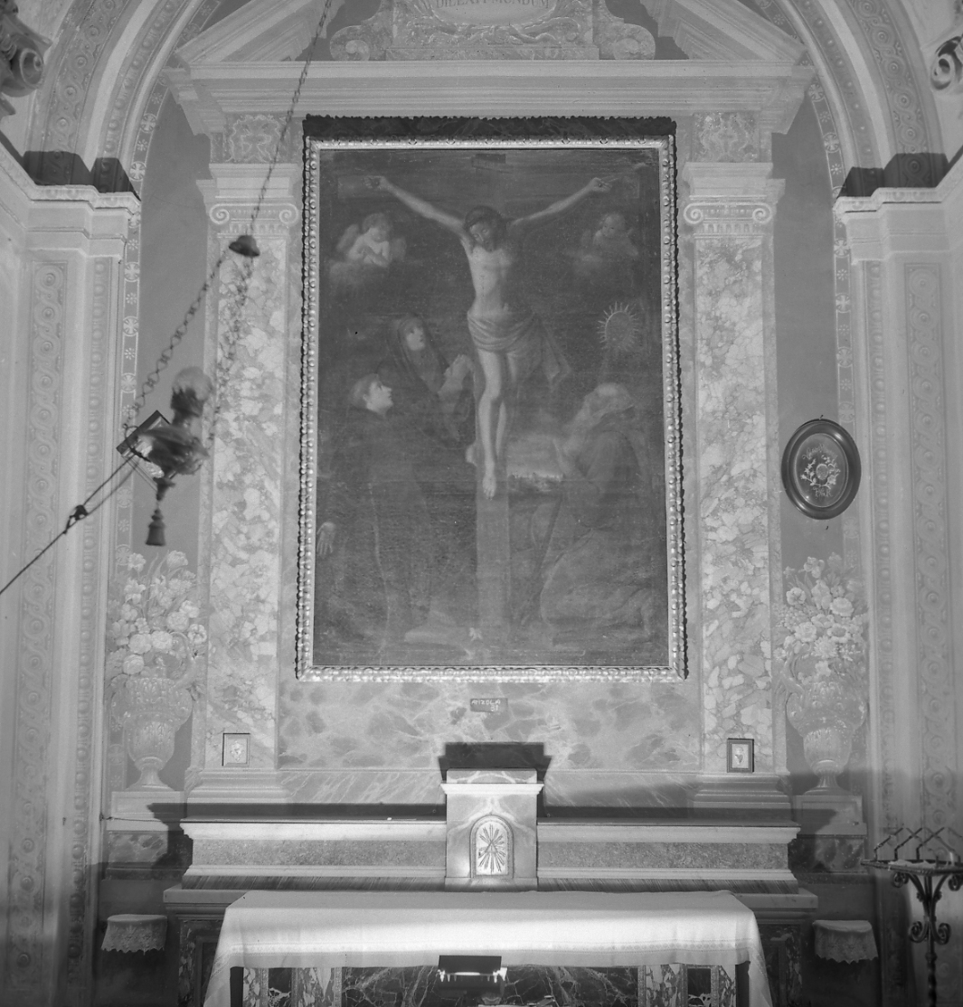 Cristo crocifisso (dipinto) di Serra (sec. XVIII)