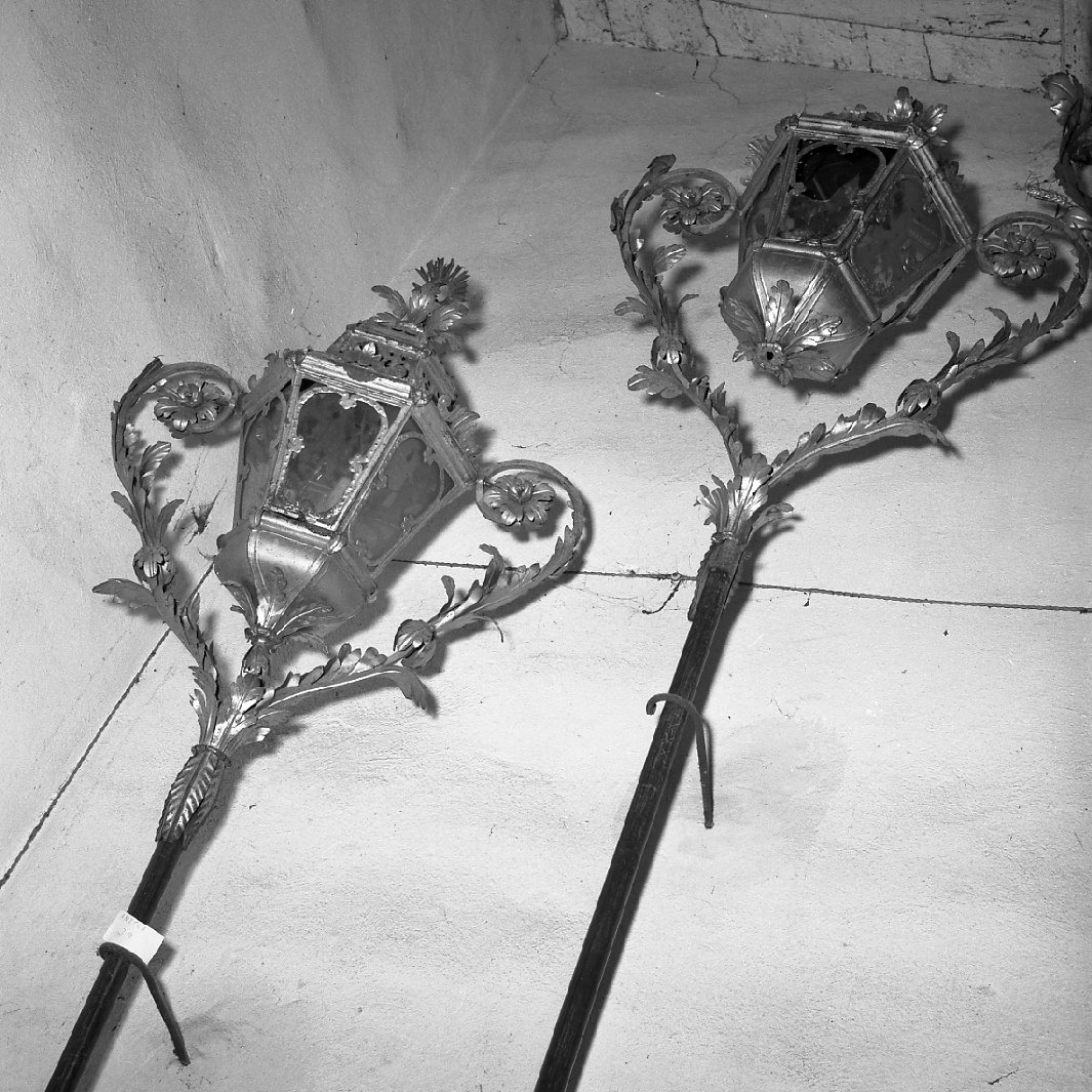 lanterna processionale - manifattura emiliana (sec. XVIII)