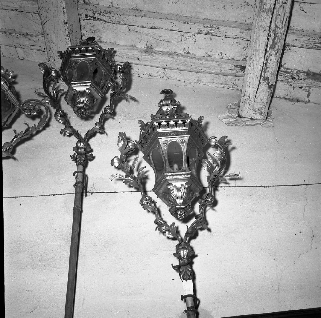 lanterna processionale - manifattura emiliana (sec. XVIII)