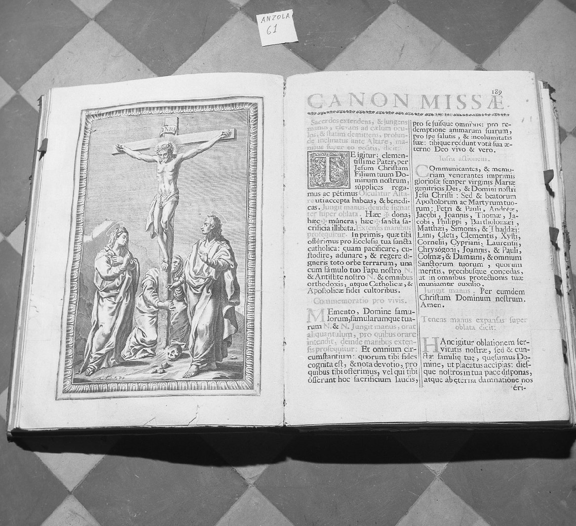 messale cantato di Pezzana Nicola (sec. XVIII)