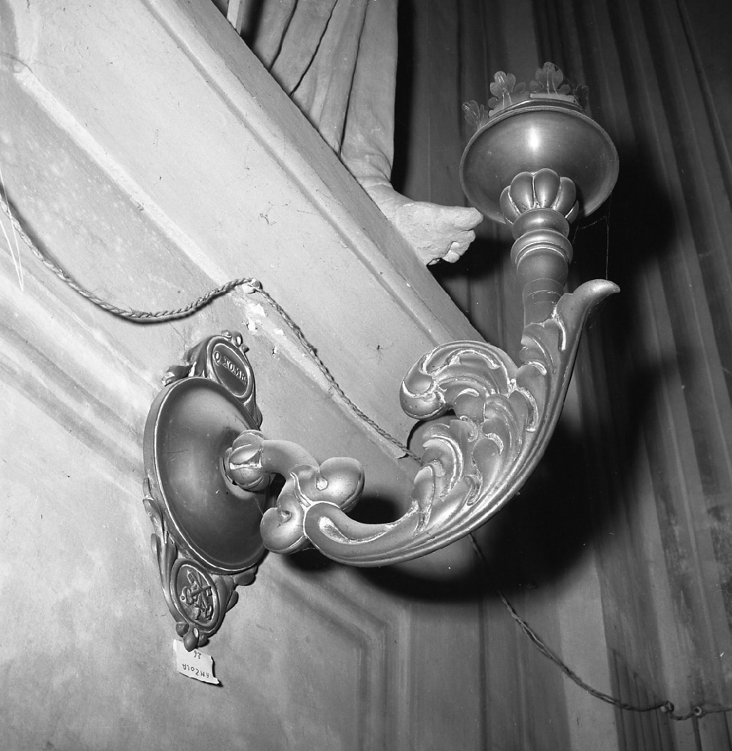 torciera, coppia - manifattura emiliana (sec. XIX)