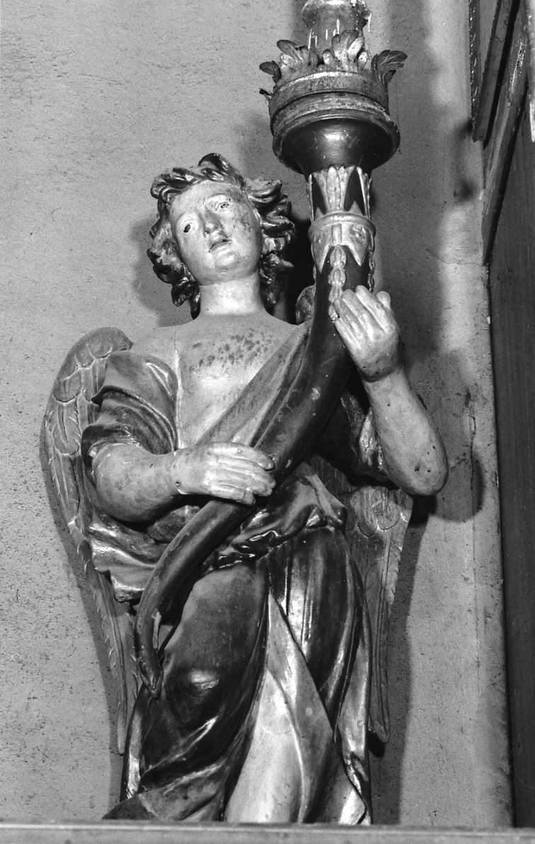 angeli portacandelabri (scultura, coppia) - bottega emiliana (prima metà sec. XVIII)