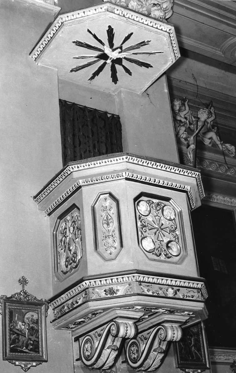 pulpito - manifattura bolognese (ultimo quarto sec. XVIII)