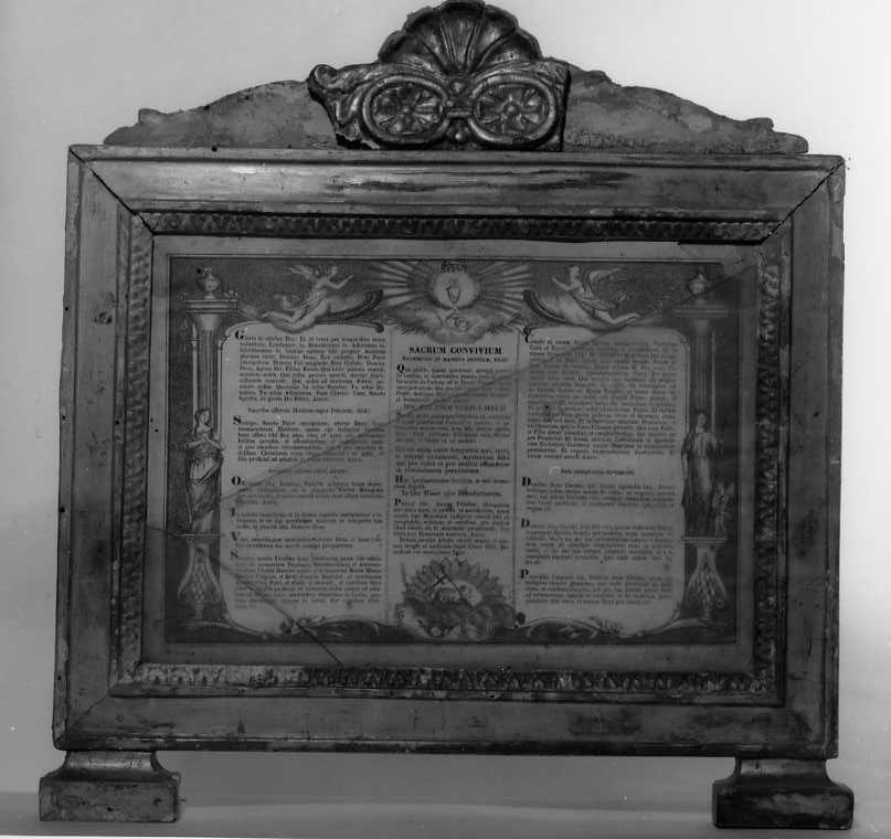 cartagloria, serie - manifattura emiliana (prima metà sec. XIX)