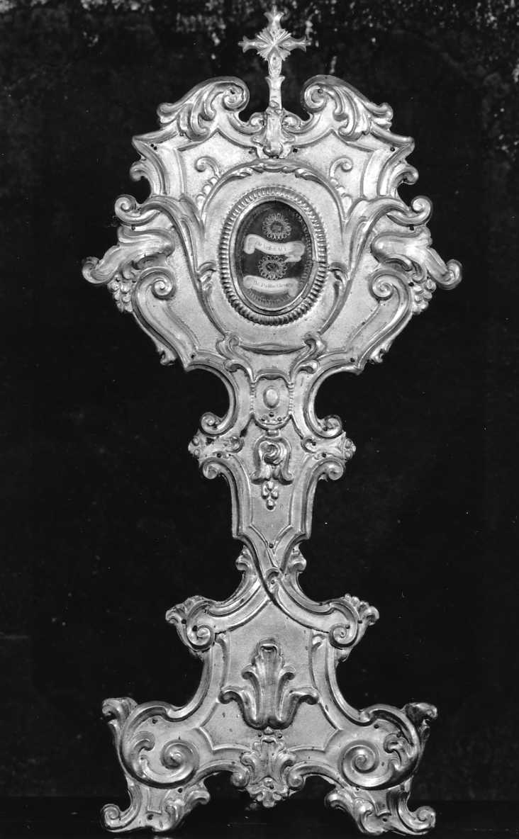 reliquiario-ostensorio - manifattura bolognese (prima metà sec. XVIII)