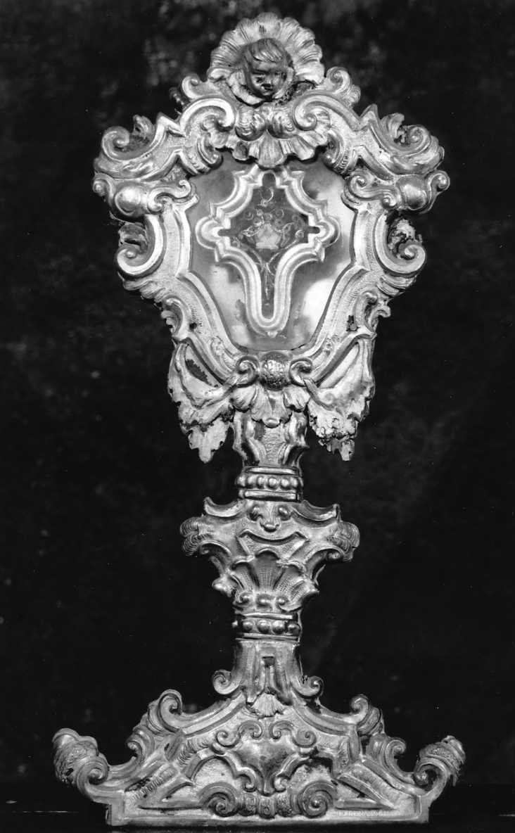 reliquiario-ostensorio - manifattura bolognese (prima metà sec. XVIII)