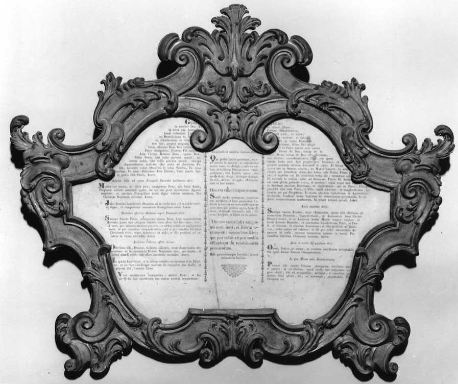 cartagloria, serie - manifattura bolognese (seconda metà sec. XVIII)