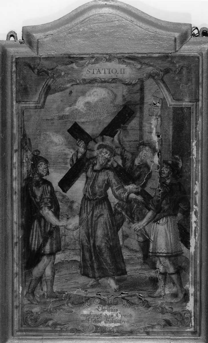 stazioni della via crucis (incisione) di Schmdt Albrecht (ultimo quarto sec. XVII)