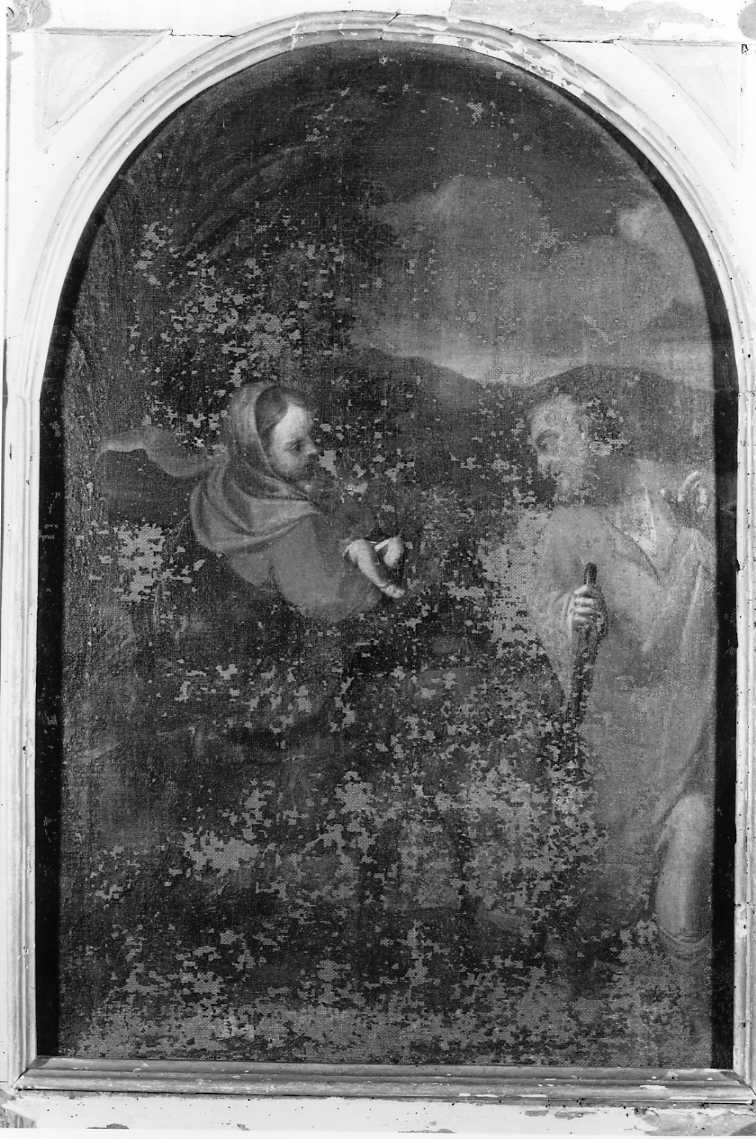 fuga in Egitto (dipinto, insieme) - ambito emiliano (prima metà sec. XVII)