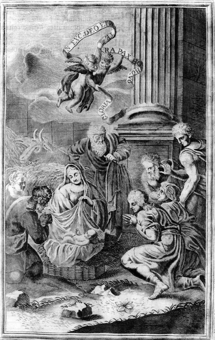 natività di Gesù (incisione) di Piccini Isabella (ultimo quarto sec. XVIII)