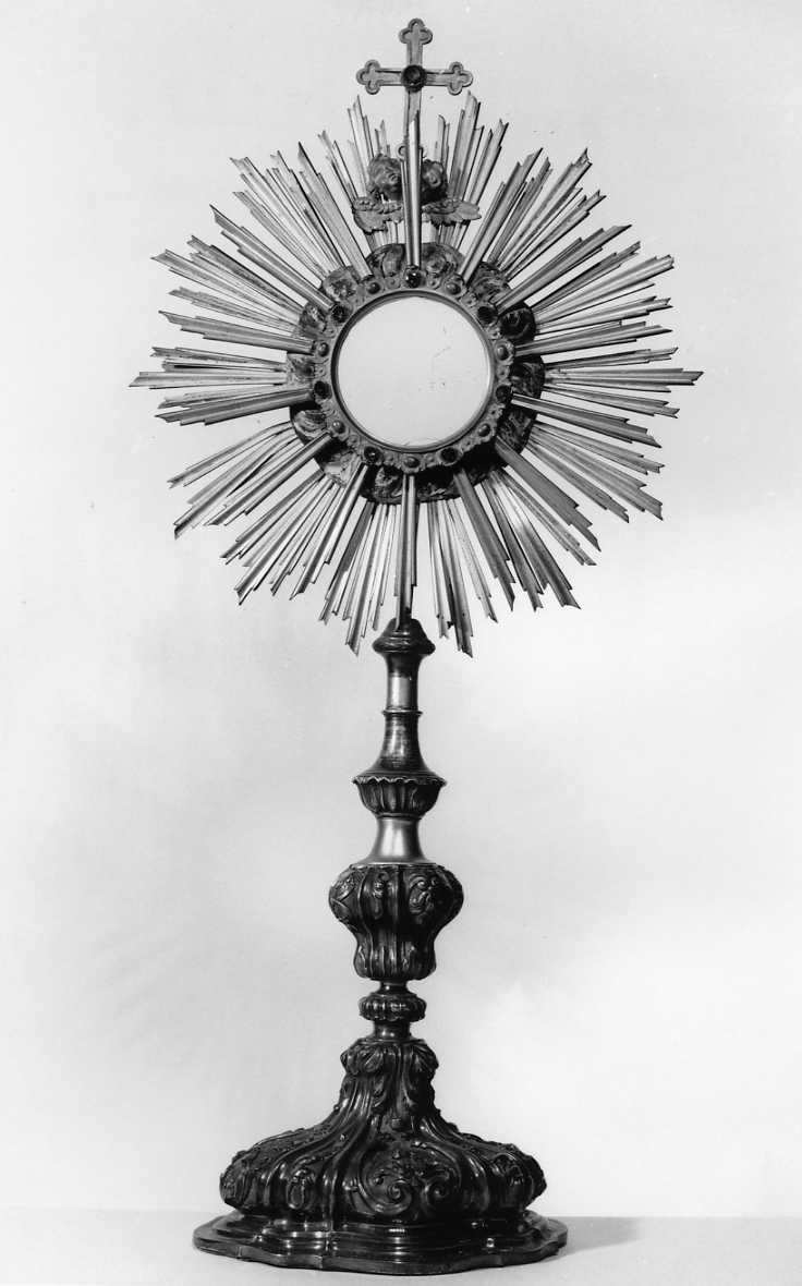 ostensorio - manifattura emiliana (primo quarto sec. XIX)