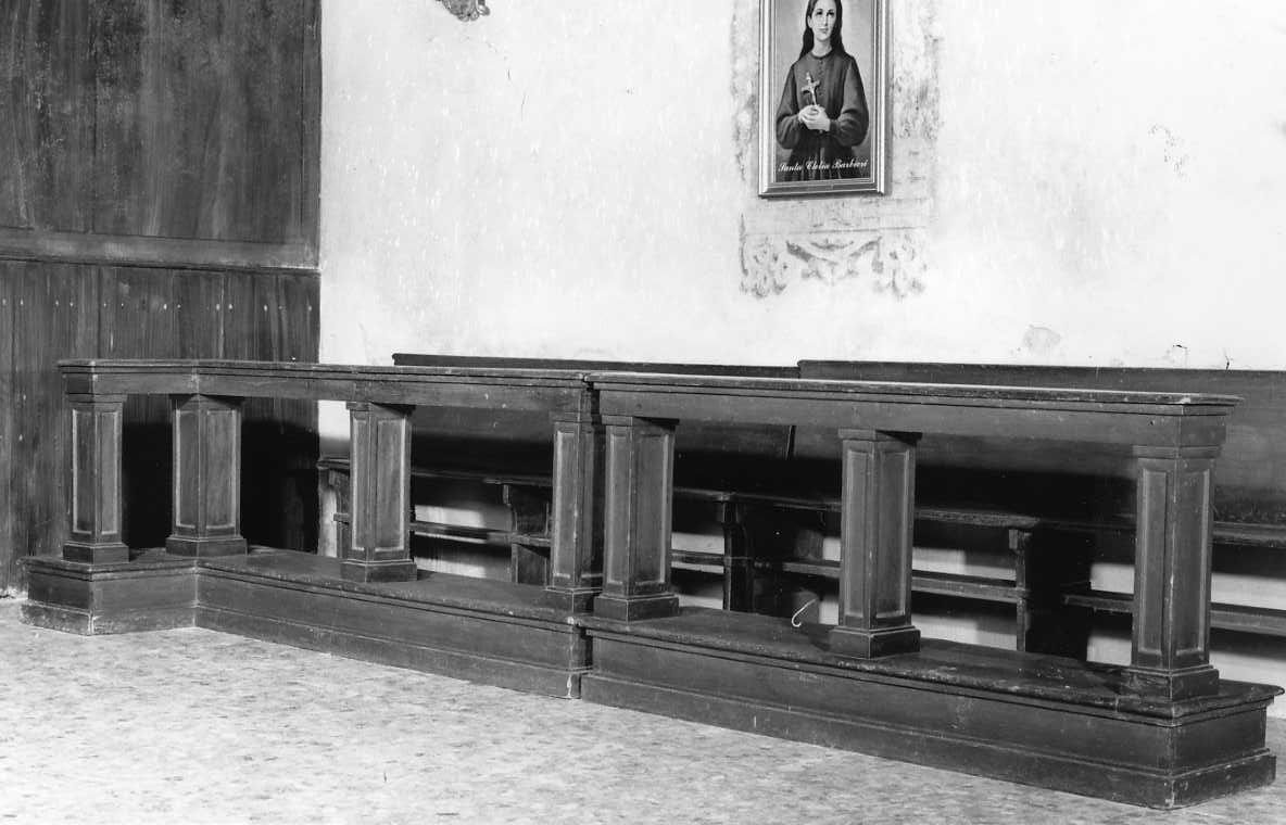 inginocchiatoio, serie - manifattura emiliana (prima metà sec. XIX)