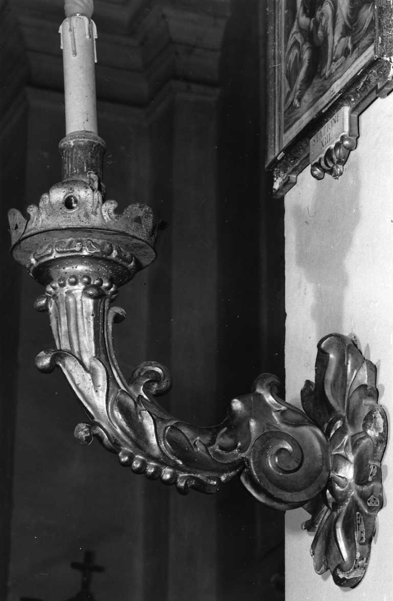 candeliere da parete - manifattura bolognese (secondo quarto sec. XIX)