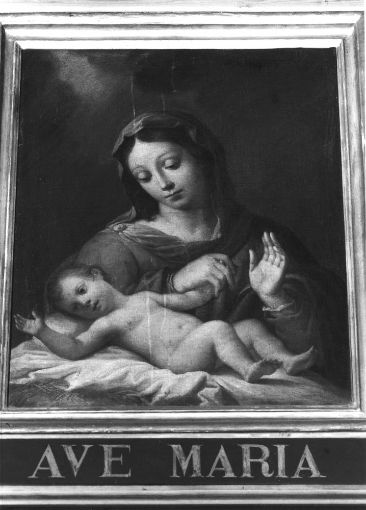 Madonna della Pace, Madonna con Bambino (dipinto) - ambito emiliano (seconda metà sec. XVII)