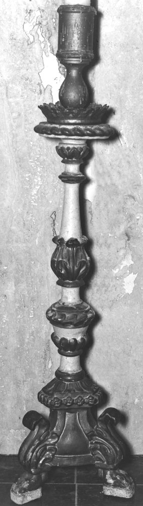 candeliere, serie - manifattura emiliana (prima metà sec. XIX)