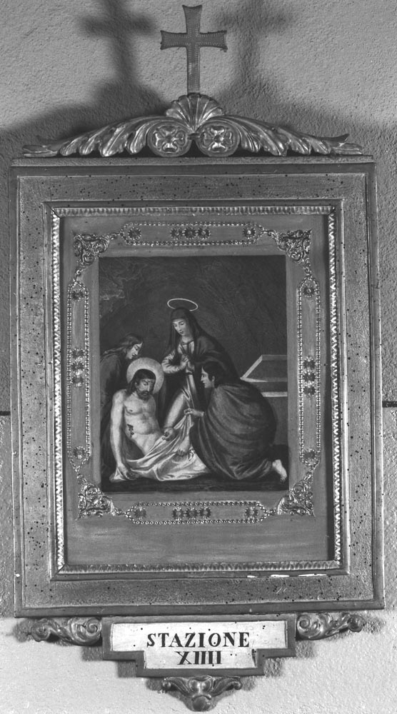 stazioni della via crucis (litografia, ciclo) di De Gemercier (prima metà sec. XIX)