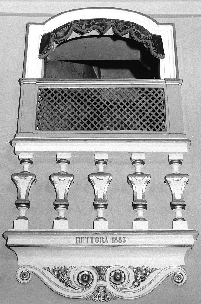 cantoria, coppia - manifattura bolognese (seconda metà sec. XIX)