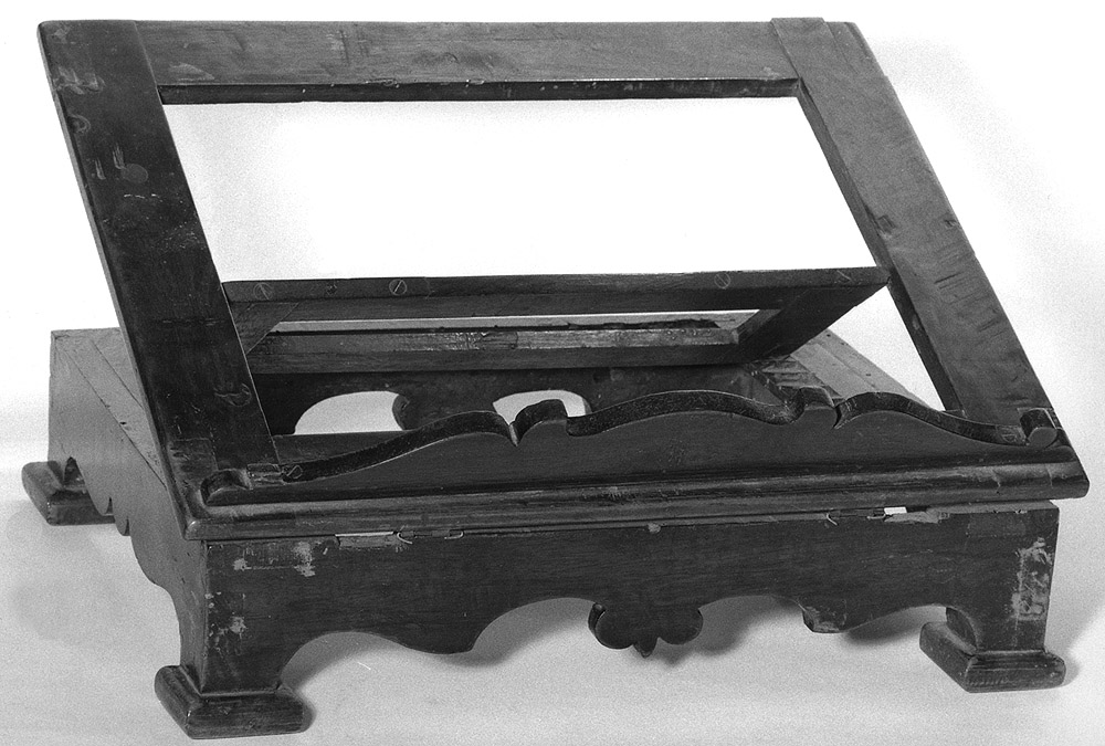 leggio - manifattura bolognese (seconda metà sec. XIX)