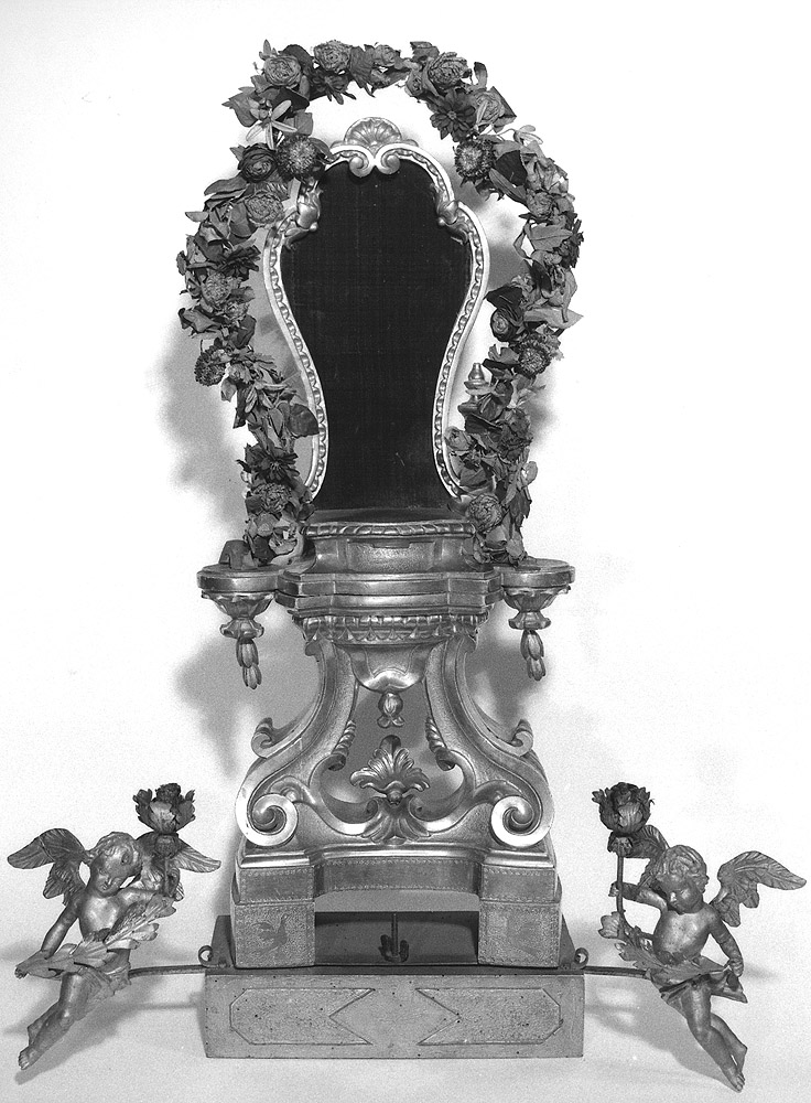 tronetto per esposizione eucaristica - manifattura bolognese (prima metà sec. XIX)