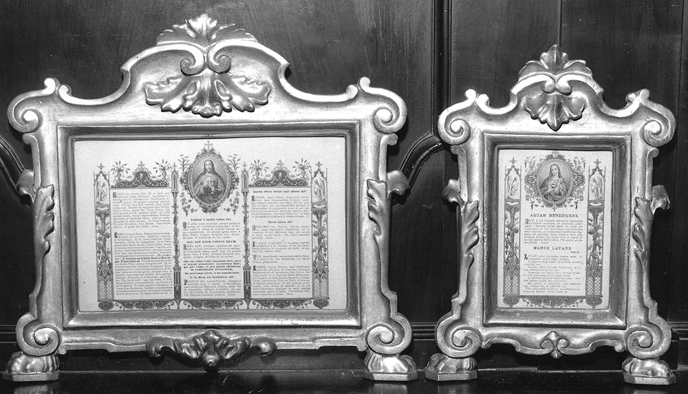 cartagloria, coppia - manifattura bolognese (seconda metà sec. XVIII)