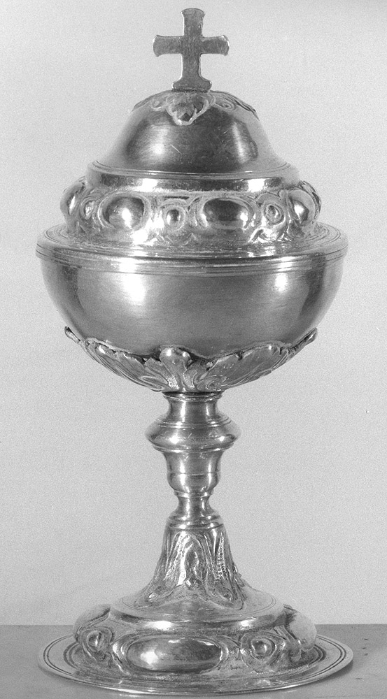 pisside - manifattura bolognese (prima metà sec. XVIII)