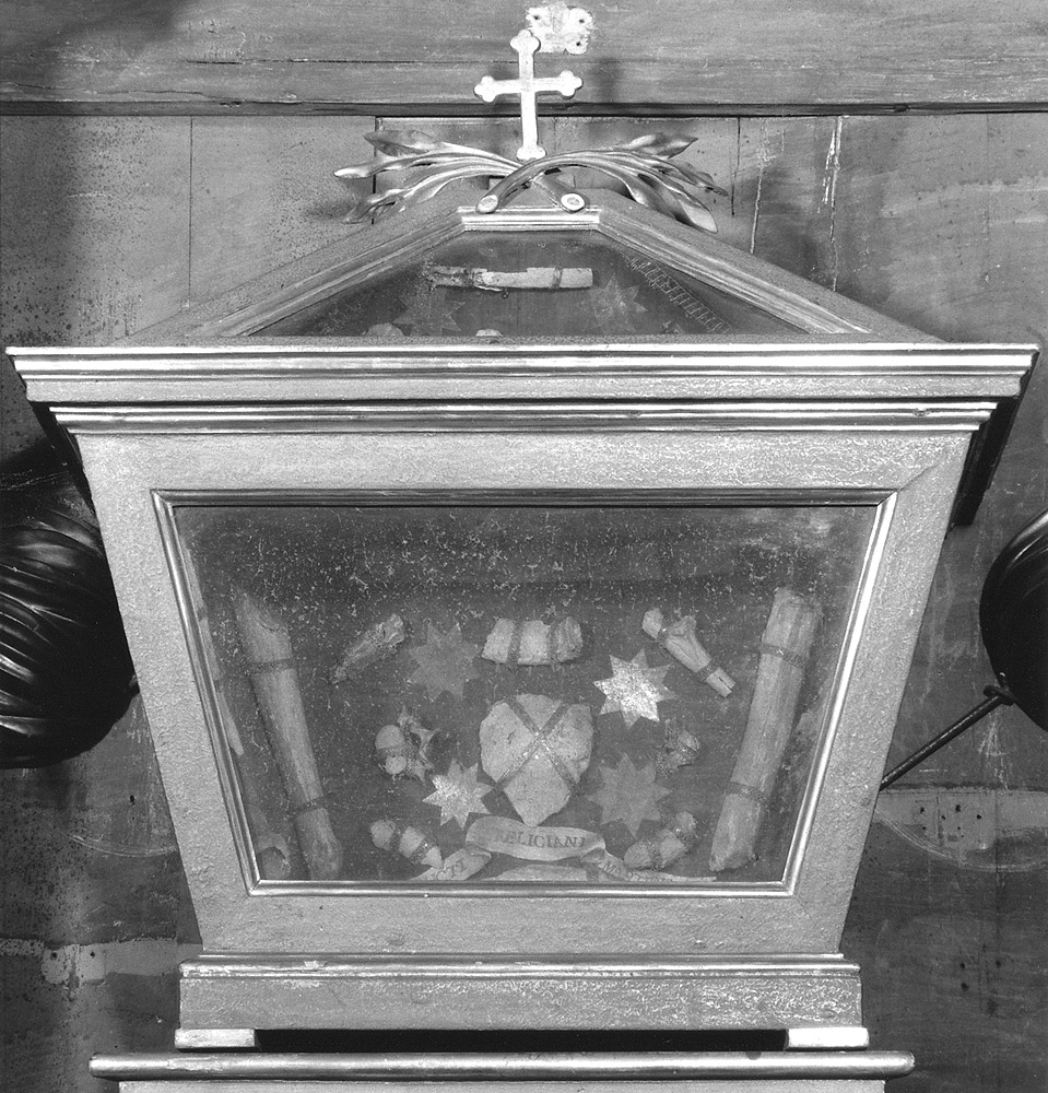 reliquiario - manifattura bolognese (seconda metà sec. XIX)