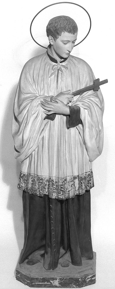 San Luigi Gonzaga (statua) - bottega bolognese (fine sec. XIX)