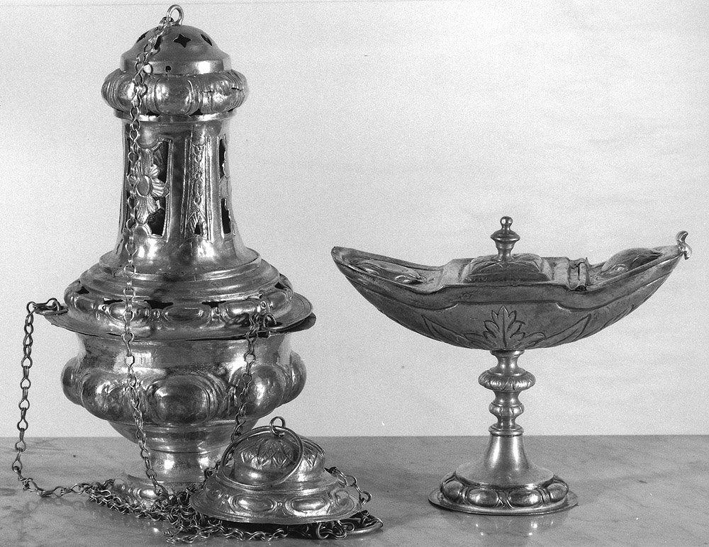 turibolo, elemento d'insieme - manifattura bolognese (primo quarto sec. XVIII)