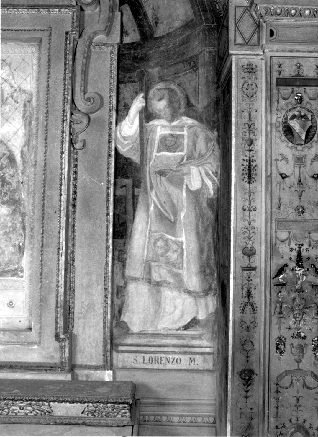 San Lorenzo (dipinto, elemento d'insieme) di Cesi Bartolomeo (attribuito) (sec. XVI)